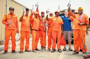 Workers in Dubai